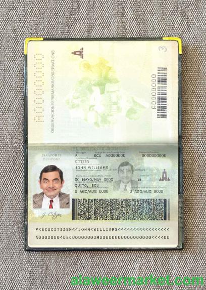 Ecuador passport photo look